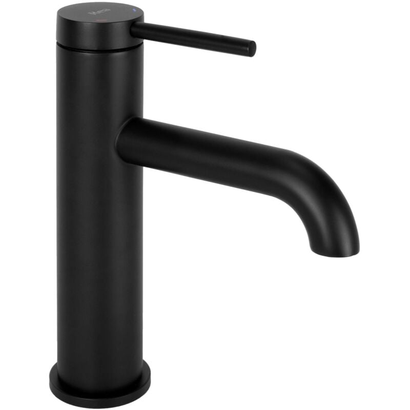 foto del prodotto rea rubinetto lavabo spot black low