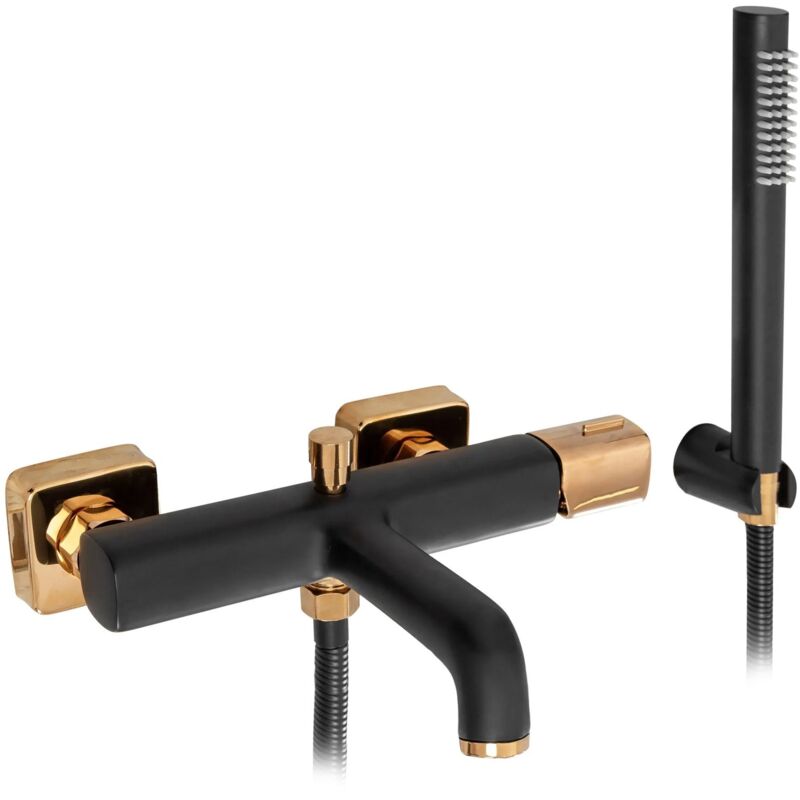 foto del prodotto rea rubinetto vasca salto black gold