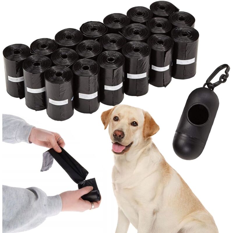 foto del prodotto rea sacchetti per escrementi per cani tutumi pj 097 black