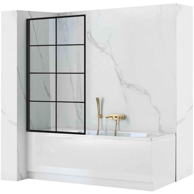 foto del prodotto rea schermo vasca lagos 1 fix 70 black