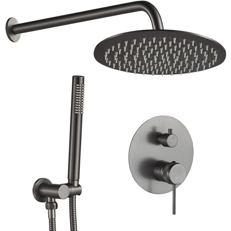 foto del prodotto rea set doccia da incasso lungo grip gun grey box