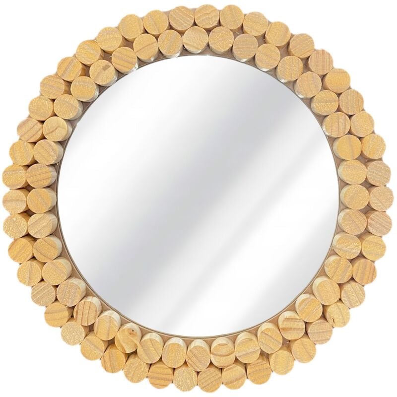 foto del prodotto rea specchio da parete boho 36cm klna mr01