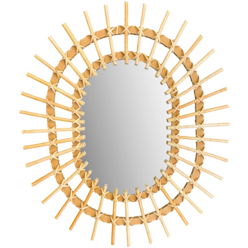 foto del prodotto rea specchio da parete boho 57cm qdj5749