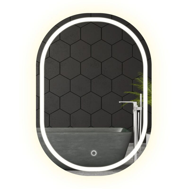 foto del prodotto rea specchio led 80x60cm p10408
