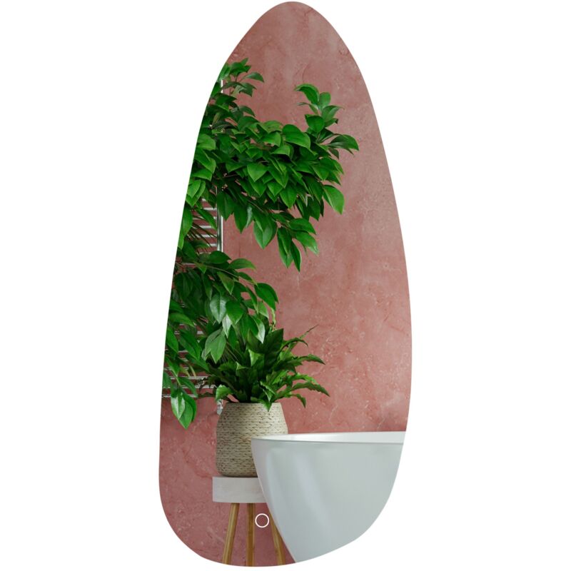 foto del prodotto rea specchio led yh 3359 120x55cm transparent