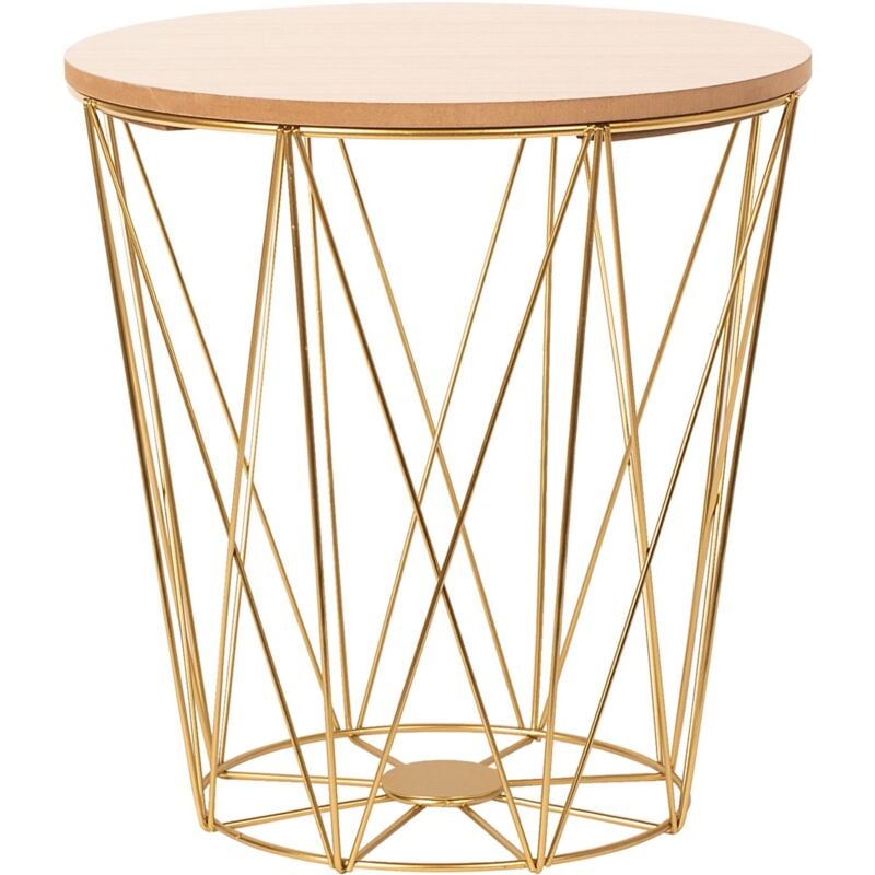 foto del prodotto rea tavolino in filo metallico tutumi sg94 929 s 0 gold
