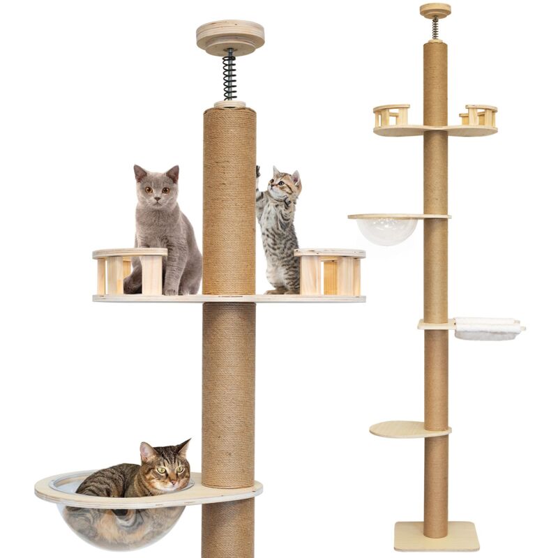 foto del prodotto rea tiragraffi per gatti tutumi p70503 beige
