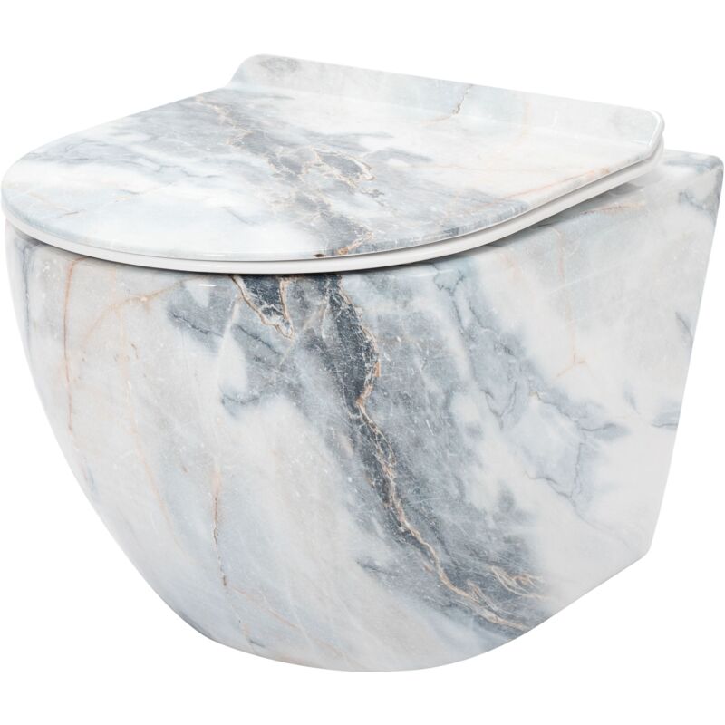 foto del prodotto rea vaso wc sospeso carlos slim granit shiny
