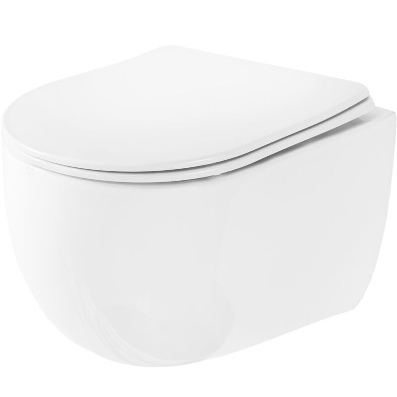 foto del prodotto rea vaso wc sospeso olivier duroplast flat