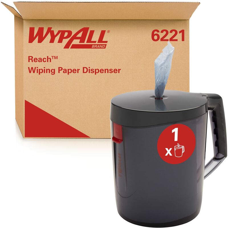 foto del prodotto reach centrefeed dispenser, nero wypall