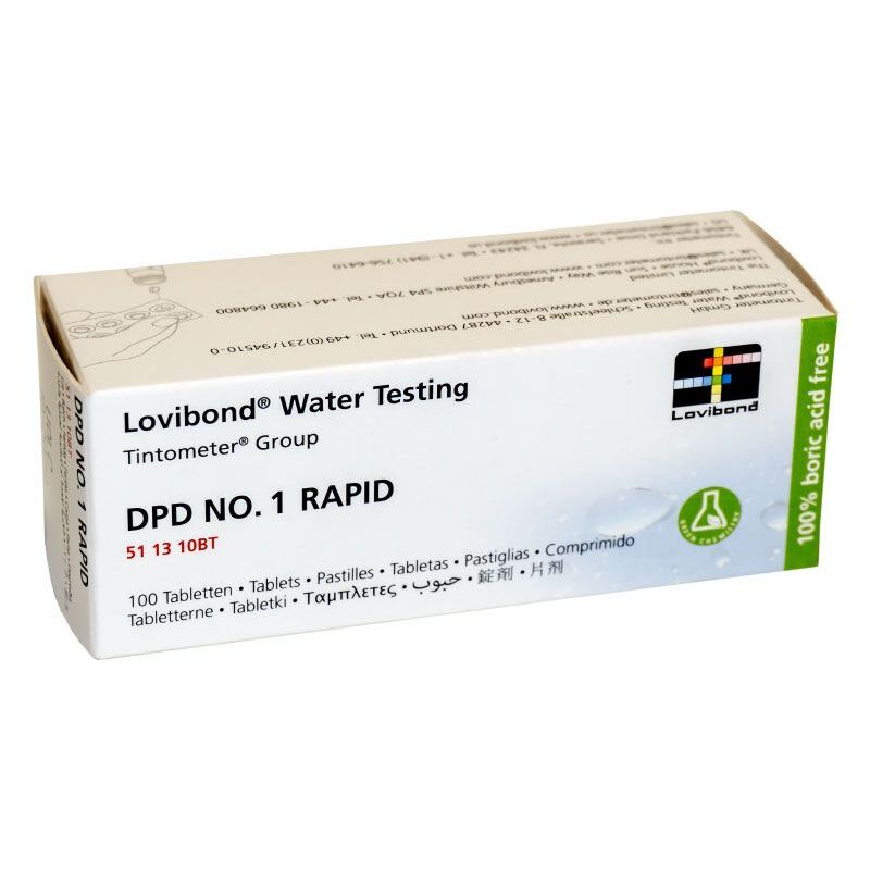 foto del prodotto reactivos dpd 1 rapid pooltester tabletas 100 uds 