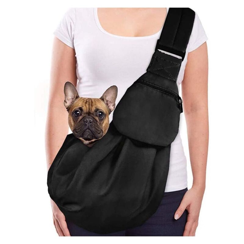 foto del prodotto readcly borsa per trasportini per animali domestici, borsa a tracolla impermeabile a mano libera per cani e gatti