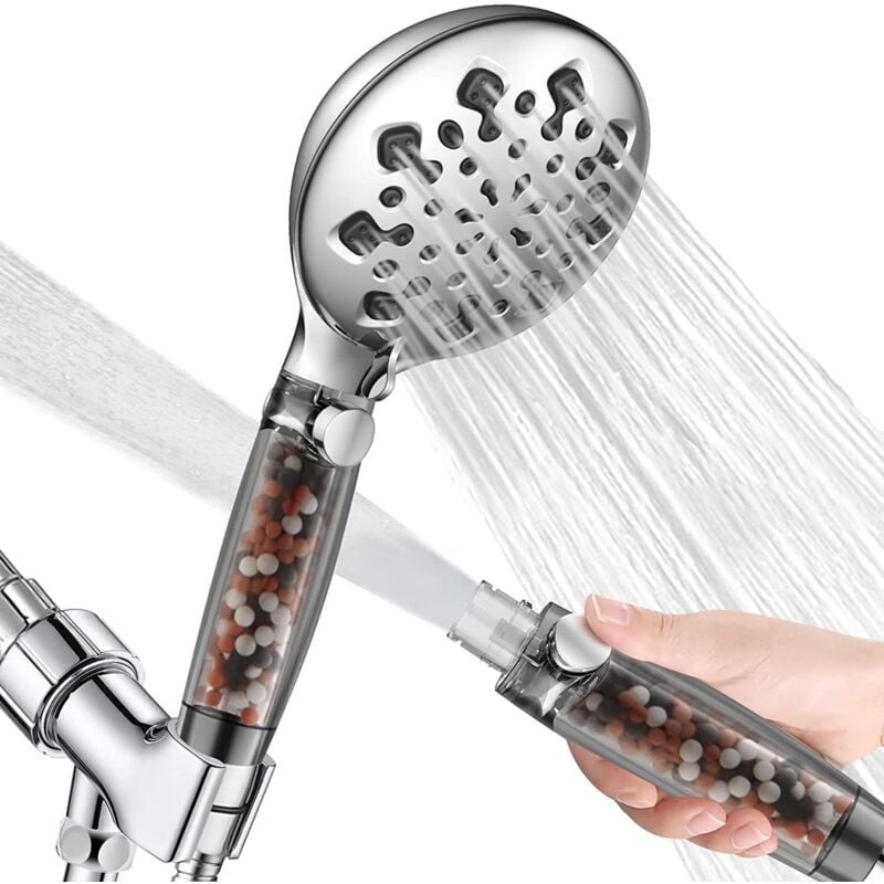 foto del prodotto readcly soffione doccia anticalcare risparmia acqua sistema di filtraggio a 3 strati ad alta pressione con 9 modalit doccia rapanda