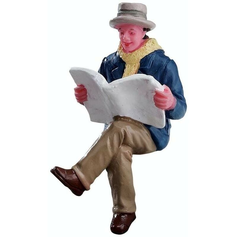 foto del prodotto reading morning papers 72506 villaggio di natale lemax