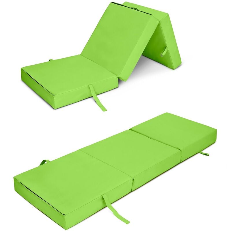 foto del prodotto ready steady bed loft 25 materasso pieghevole, materasso futon per interni, materasso da viaggio e da campeggio resistente all acqua, materasso