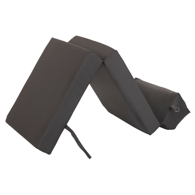 foto del prodotto ready steady bed materasso pieghevole, futon resistente all acqua per campeggio, materasso pieghevole con poggiatesta, 168x60x13 cm materasso da