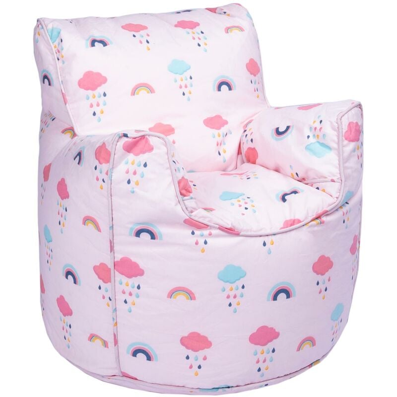 foto del prodotto ready steady bed poltrona a sacco per bambini, poltrona a sacco per sala giochi, 60x50x50 cm piccola poltrona a sacco per bambini, mobili per