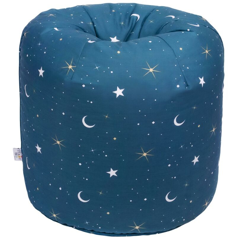 foto del prodotto ready steady bed pouf per bambini per rilassarsi, pouf a sacco per bambini per sale giochi e salotti, 50x50 cm poltrona pouf per bambini con