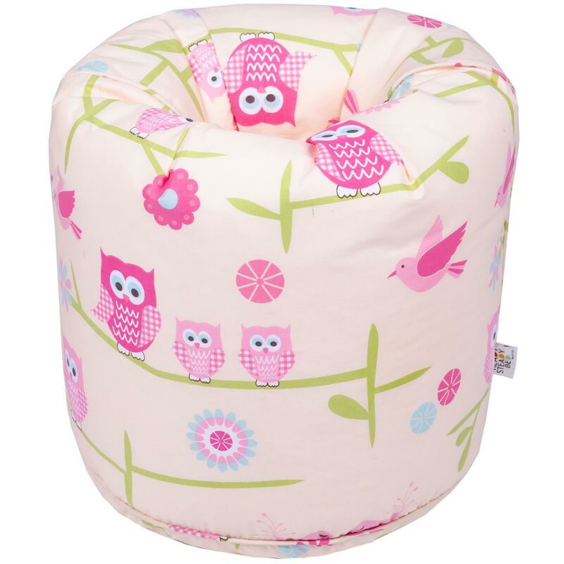 foto del prodotto ready steady bed pouf per bambini per rilassarsi, pouf a sacco per bambini per sale giochi e salotti, 50x50 cm poltrona pouf per bambini con