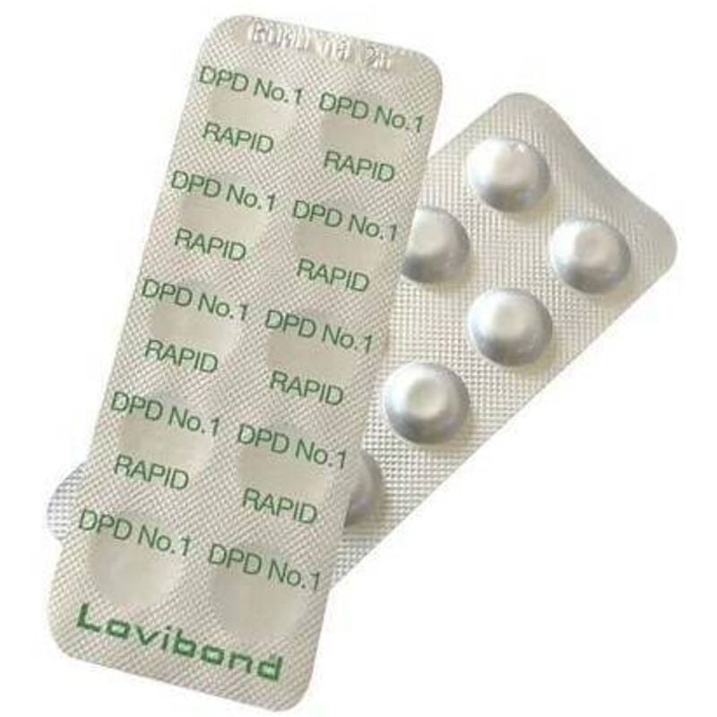 foto del prodotto reagente x test analisi cloro bromo x piscina cf pastiglie 10