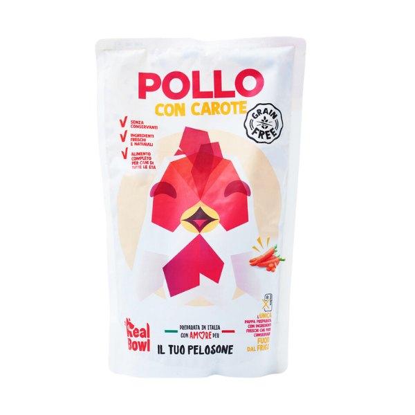 foto del prodotto real bowl dog all breeds grain free 700 gr pollo umido monoproteico cane 1 ordine scegli lo sconto bzr5 bzr20 200 punti fedelt 