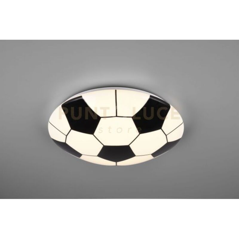 foto del prodotto reality kloppi plafoniera led 12w 1160lm, 3000k diffusore decoro pallone da calcio d.36cm