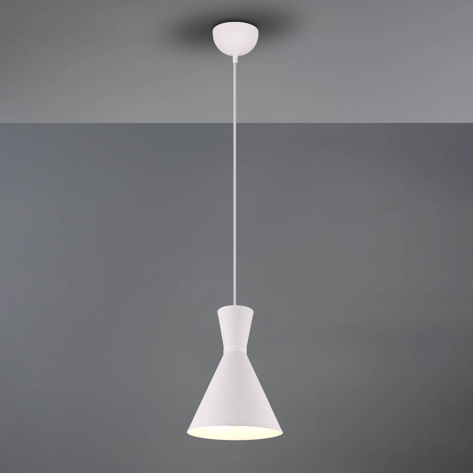 foto del prodotto reality leuchten lampada a sospensione enzo, 1 luce, 20 cm bianco