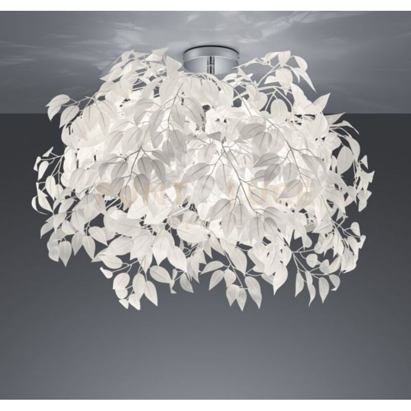 foto del prodotto reality leuchten leavy plafoniera foglie lavabili d. 70cm attacco e14 3 luci