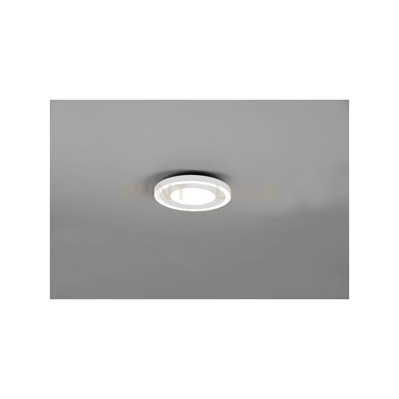 foto del prodotto reality leuchten plafoniera carus led rotonda bordo bianco r67222031