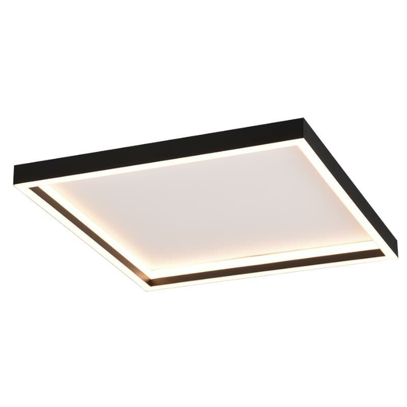 foto del prodotto reality leuchten - plafoniera led quadrata trio lighting serie rotonda 20w 3000k nero opaco - r64502932