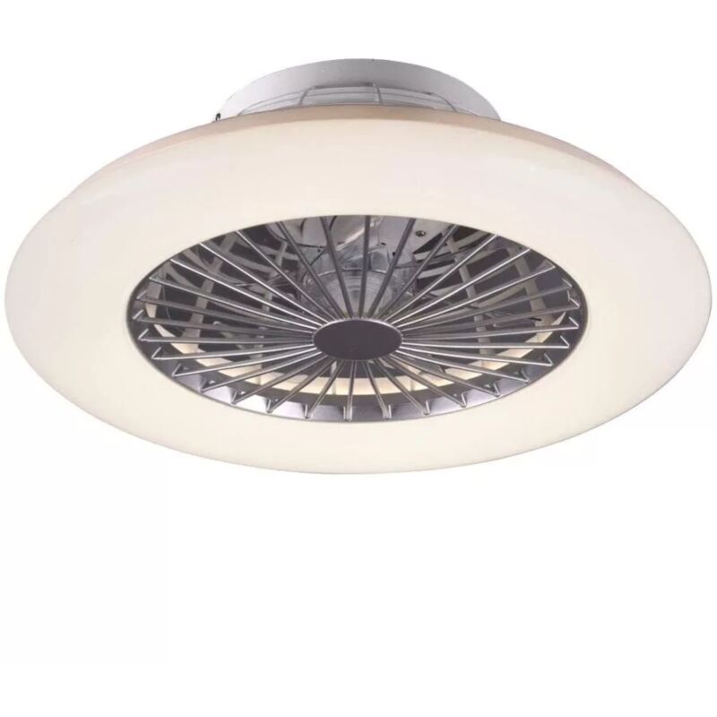 foto del prodotto reality leuchten ventilatore da soffitto stralsund con led incluso 50 cm, 30w