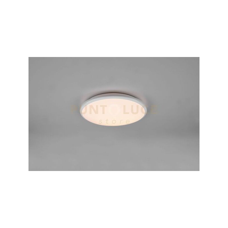foto del prodotto reality limbus plafoniera led 20,5w 2400lm, 4000k bordo bianco con dimmerazione con interruttore d.35cm