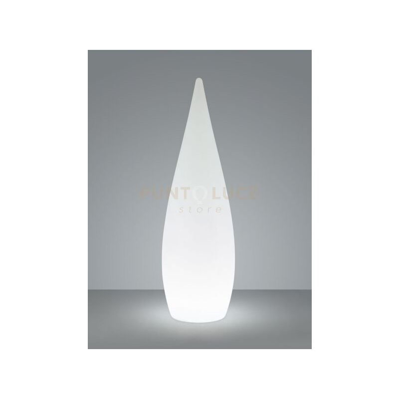 foto del prodotto reality palmas lampada da appoggio da esterno goccia rgb e bianco ricaricabile con telecomando multifunzione d. 37cm x h. 120cm ip54 led 4,5w