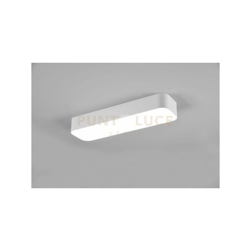 foto del prodotto reality plafoniera asterion led rettangolare 51x15 bordo bianco r62451531