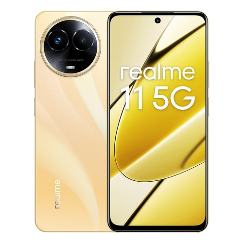 foto del prodotto realme 11 5g tim glory gold o.m. 6.72 8gb 256gb dual sim