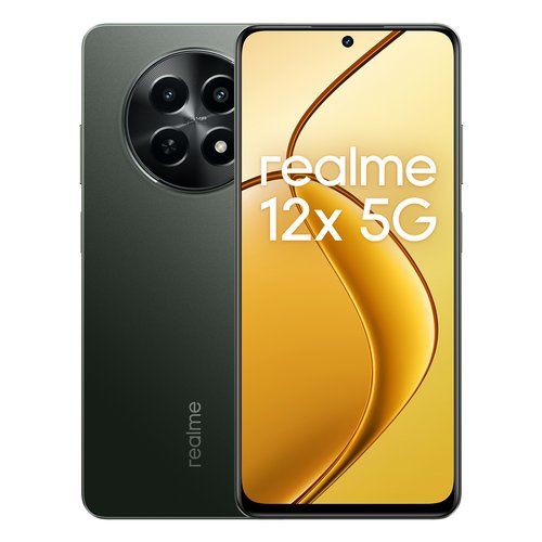foto del prodotto realme 12x 6 128gb ds 5g glowing black nfc oem