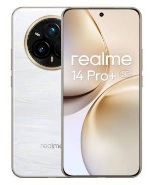 foto del prodotto realme 14 pro 5g pearl white 6.83 12gb 512gb