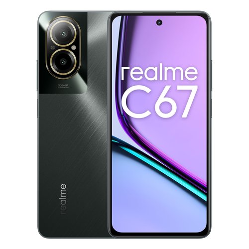 foto del prodotto realme c67 tim black rock 6.72 6gb 128gb