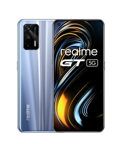 foto del prodotto realme gt 5g 16,3 cm 6.43 doppia sim android 11 usb tipo c 8 gb 128 gb 4500 mah argento rea ds gt 5g 8 128gb glo sil rmx2202 