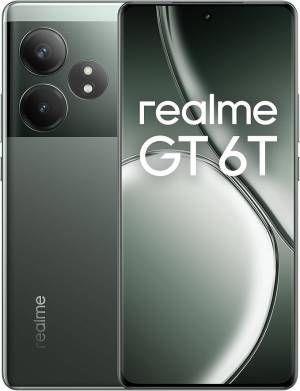 foto del prodotto realme gt 6t 12 256gb 6.78razor green 5g ds ita - 6941764435247