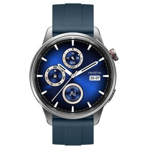 foto del prodotto realme watch s2 display 1.43 amoled bluetooth chiamate notifiche sport salute colore silver