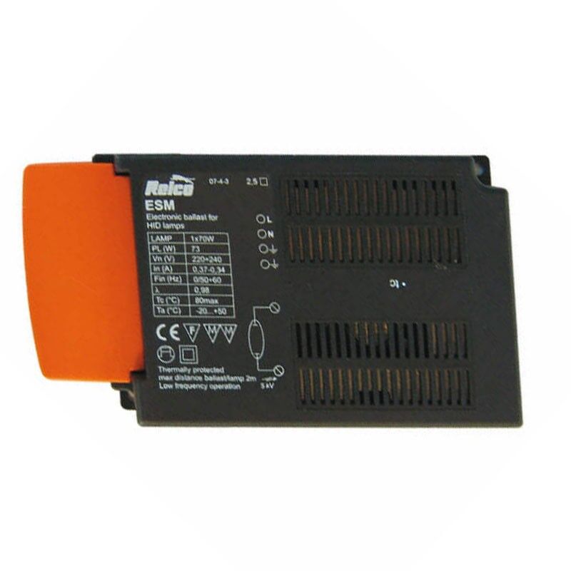 foto del prodotto reattore elettronico relco 70w per lampade a sodio e ioduri s53557
