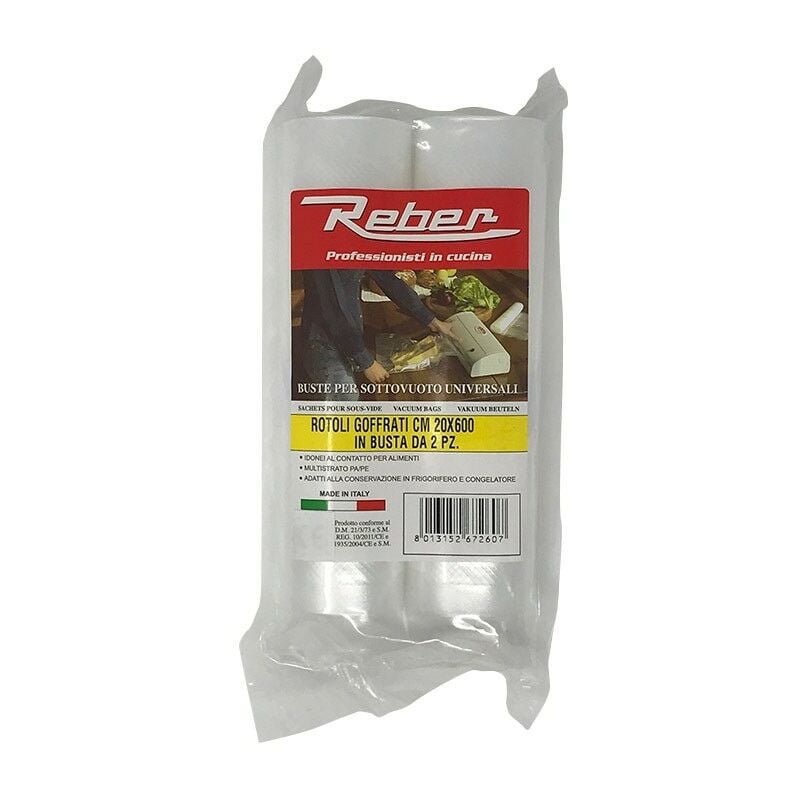 foto del prodotto reber busta 2 rotoli 20cmx6mt