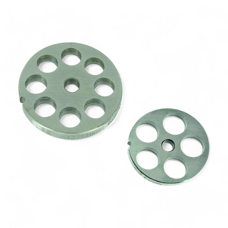 foto del prodotto reber piastre acciaio inox per tritacarne elettriciadatte al contatto alimenti n 10 12 foro mm.20