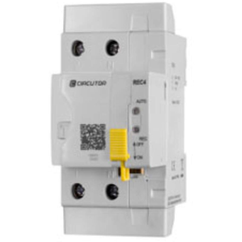 foto del prodotto rec4 2p 40 30 interruttore differenziale riarmo automatico, bianco circutor
