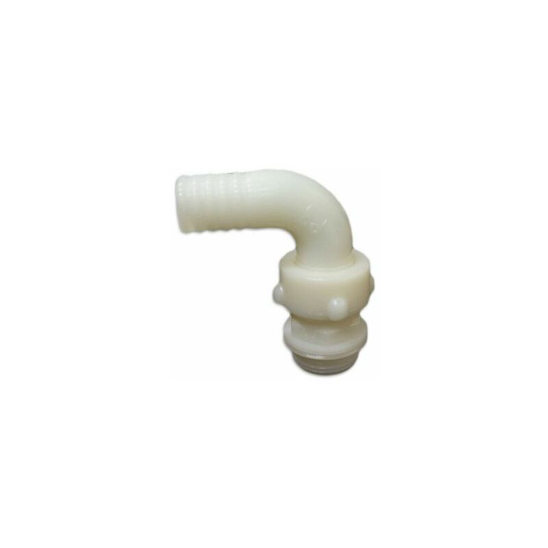 foto del prodotto recasashop raccordo nylon curvo per pompe portagomma vari diametri 14353v mm 20 x 3 4 14353 