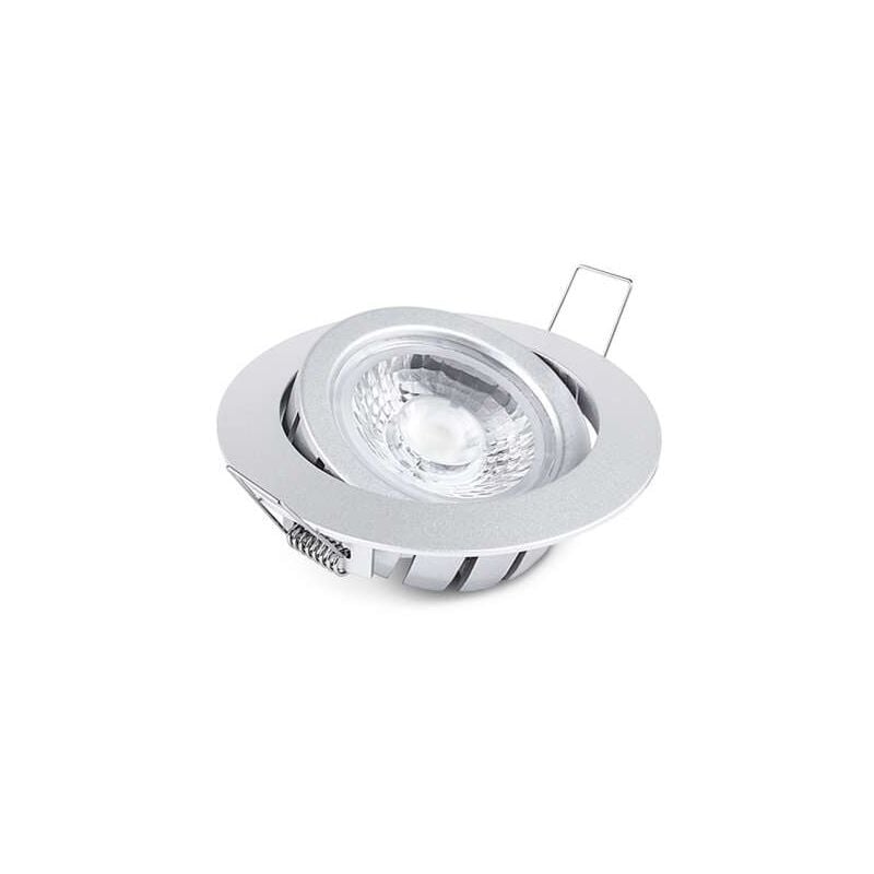 foto del prodotto recessable 10w led cree spot equivalent 80w grigio bianco naturale 4100k