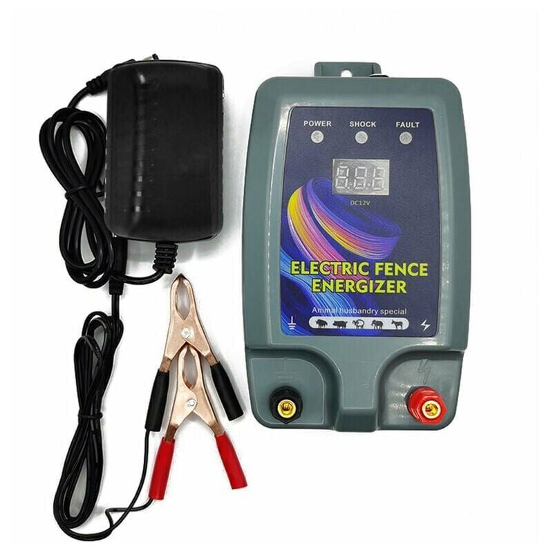 foto del prodotto recinto elettrico ad alta potenza per bestiame e animali energizzatore per recinzione con 3 modalit di potenza per allevamento di pollame rtgpt