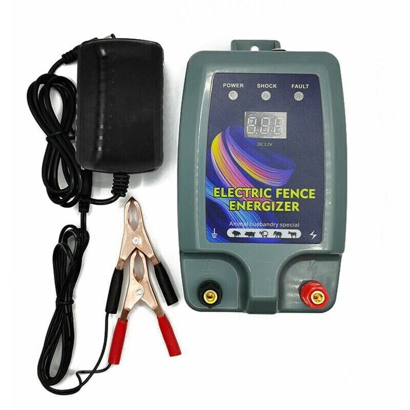 foto del prodotto recinto elettrico ad alta potenza per bestiame e animali energizzatore per recinzione con 3 modalit di potenza per allevamento di pollame rtgpt