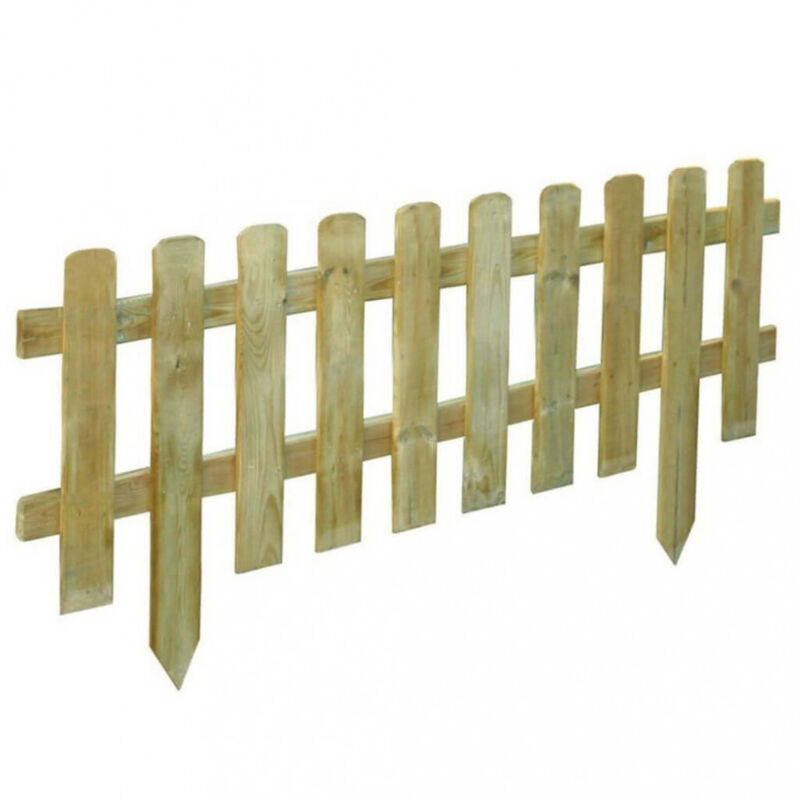 foto del prodotto recinto inglese da giardino in legno cm 110x3,2x45 rube